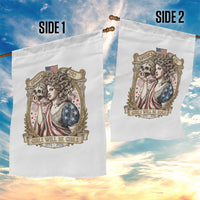 Feminist Medusa Girls Will Be Girls Garden Flag USA 250 Anniversary Gift