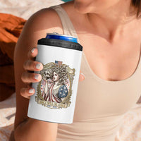 Feminist Medusa Girls Will Be Girls 4 in 1 Can Cooler Tumbler USA 250 Anniversary Gift