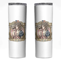 Feminist Medusa Girls Will Be Girls Skinny Tumbler USA 250 Anniversary Gift