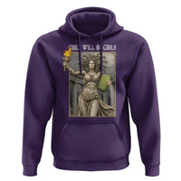 Funny Feminist Medusa Statue Of Liberty Hoodie Girls Will Be Girls