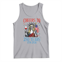 Funny Patriotic Statue Of Liberty Tank Top Cheers To 250 Years
