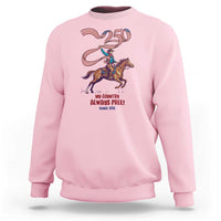 Funny Patriotic Cowboy Sweatshirt My Country Always Free USA Pride