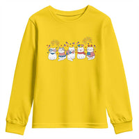 Patriotic Cat Lover Gift Youth Sweatshirt America 250 Anniversary