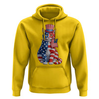 Proud American Cat Lover Hoodie Patriotic Animal Lover Gift
