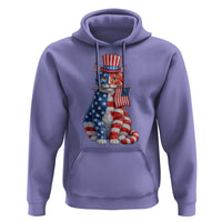 Proud American Cat Lover Hoodie Patriotic Animal Lover Gift