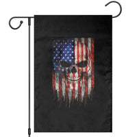 Patriotic Skull American Flag USA Pride Garden Flag