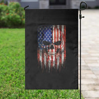 Patriotic Skull American Flag USA Pride Garden Flag