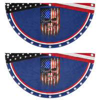 Skull American Flag USA Pride Patriotic Fan Flag Skeleton Lover