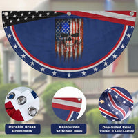 Skull American Flag USA Pride Patriotic Fan Flag Skeleton Lover
