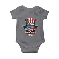 American Flag Skull Patriotic Pride Baby Onesie USA 250 Anniversary