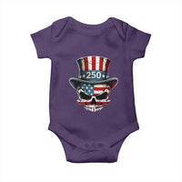 American Flag Skull Patriotic Pride Baby Onesie USA 250 Anniversary