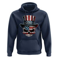 American Flag Skull Patriotic Pride Hoodie USA 250 Anniversary