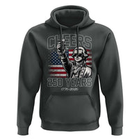 Patriotic Thomas Jefferson Hoodie Cheers To 250 Years