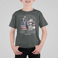 Patriotic Thomas Jefferson T Shirt For Kid Cheers To 250 Years