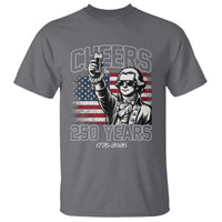 Patriotic Thomas Jefferson T Shirt Cheers To 250 Years