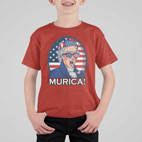 Funny Murica Thomas Jefferson T Shirt For Kid Founding Father Gift