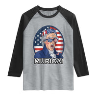 Funny Murica Thomas Jefferson Raglan Shirt Founding Father Gift
