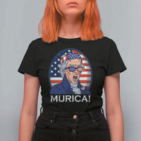 Funny Murica Thomas Jefferson T Shirt For Women Founding Father Gift