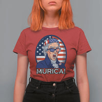 Funny Murica Thomas Jefferson T Shirt For Women Founding Father Gift