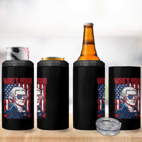 Funny Thomas Jefferson 4 in 1 Can Cooler Tumbler Who Is Your Daddy