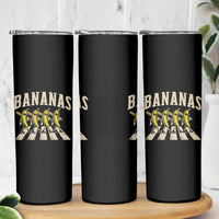 Retro Bananas Parody Skinny Tumbler Funny Baseball Player Gift