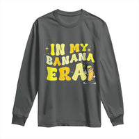 Funny In My Banana Era Graphic Long Sleeve Shirt Retro Fruit Lover