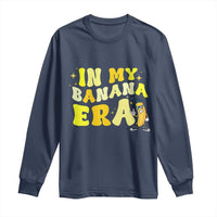Funny In My Banana Era Graphic Long Sleeve Shirt Retro Fruit Lover