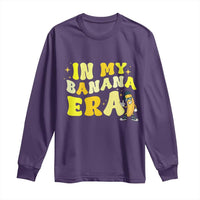 Funny In My Banana Era Graphic Long Sleeve Shirt Retro Fruit Lover