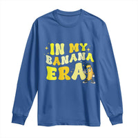 Funny In My Banana Era Graphic Long Sleeve Shirt Retro Fruit Lover