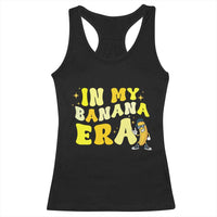 Funny In My Banana Era Graphic Racerback Tank Top Retro Fruit Lover