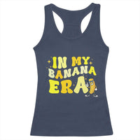 Funny In My Banana Era Graphic Racerback Tank Top Retro Fruit Lover