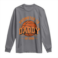 Personalized Basketball Daddy Long Sleeve Shirt Custom Number First Time Dad Pregnancy Announcement
