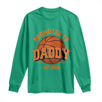 Personalized Basketball Daddy Long Sleeve Shirt Custom Number First Time Dad Pregnancy Announcement