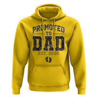 Camouflage Promoted To Dad Est 2026 Hoodie Camo Pregnancy Announcement Graphic