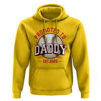 Promoted To Dad 2026 Baseball Hoodie First Time Father Sports Lover