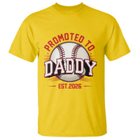 Promoted To Dad 2026 Baseball T Shirt First Time Father Sports Lover