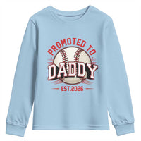 Promoted To Dad 2026 Baseball Youth Sweatshirt First Time Father Sports Lover
