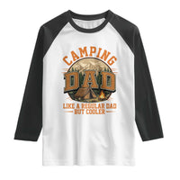 Camping Dad Like A Regular Dad But Cooler Raglan Shirt Funny Fathers Day Gift