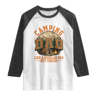 Camping Dad Like A Regular Dad But Cooler Raglan Shirt Funny Fathers Day Gift