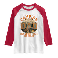 Camping Dad Like A Regular Dad But Cooler Raglan Shirt Funny Fathers Day Gift