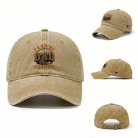 Camping Dad Like A Regular Dad But Cooler Washed Cotton Baseball Cap Funny Fathers Day Gift