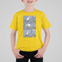 Funny Seagull Papa T Shirt For Kid Fathers Day Gift Ocean Life Dad Graphic