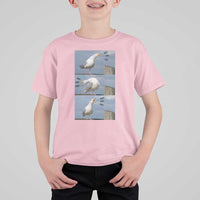 Funny Seagull Papa T Shirt For Kid Fathers Day Gift Ocean Life Dad Graphic