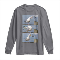 Funny Seagull Papa Long Sleeve Shirt Fathers Day Gift Ocean Life Dad Graphic