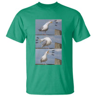 Funny Seagull Papa T Shirt Fathers Day Gift Ocean Life Dad Graphic