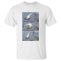 Funny Seagull Papa T Shirt Fathers Day Gift Ocean Life Dad Graphic