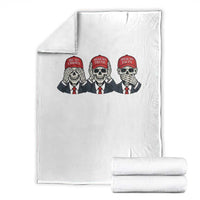 See No Crimes Hear No Truth Speak No Facts Throw Blanket Skeleton Political Satire Graphic