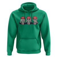 See No Crimes Hear No Truth Speak No Facts Hoodie Skeleton Political Satire Graphic