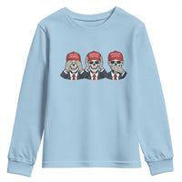 See No Crimes Hear No Truth Speak No Facts Youth Sweatshirt Skeleton Political Satire Graphic