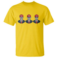 Skeleton See No Crimes Hear No Truth T Shirt Funny Political Satire